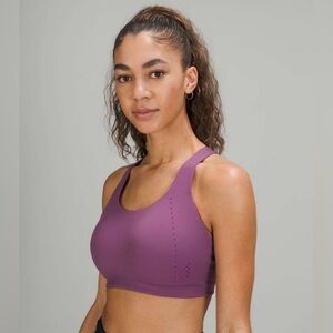 Lululemon AirSupport Bra High Support C–DDD Cups Vintage Plum / Vivid Plum